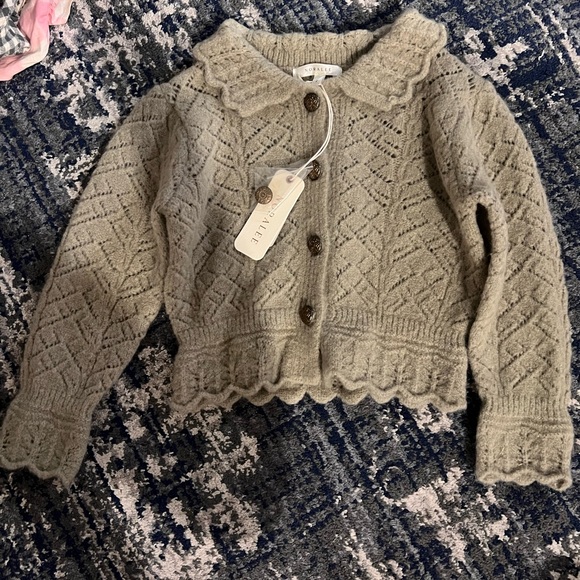 Noralee Sweaters - Noralee Olive Knit Cardigan